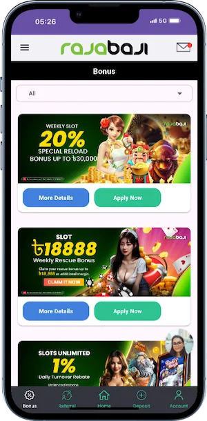 Steps to receive Rajabaji free bonus