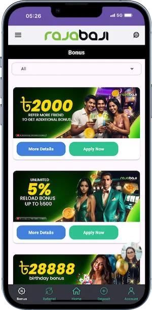 Rajabaji no deposit bonus