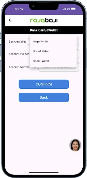 Rajabaji Payment methods